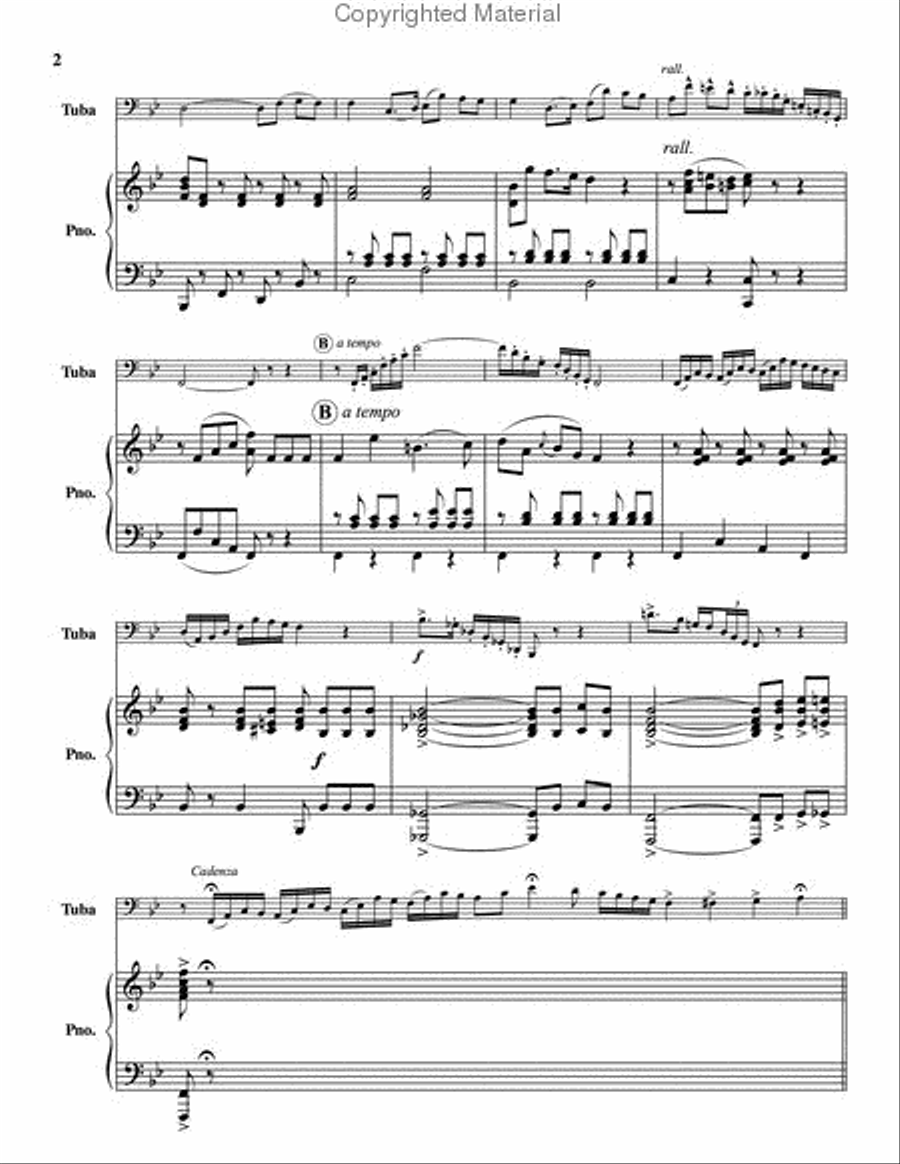 Bluebells of Scotland Tuba scores gallery preview page 3