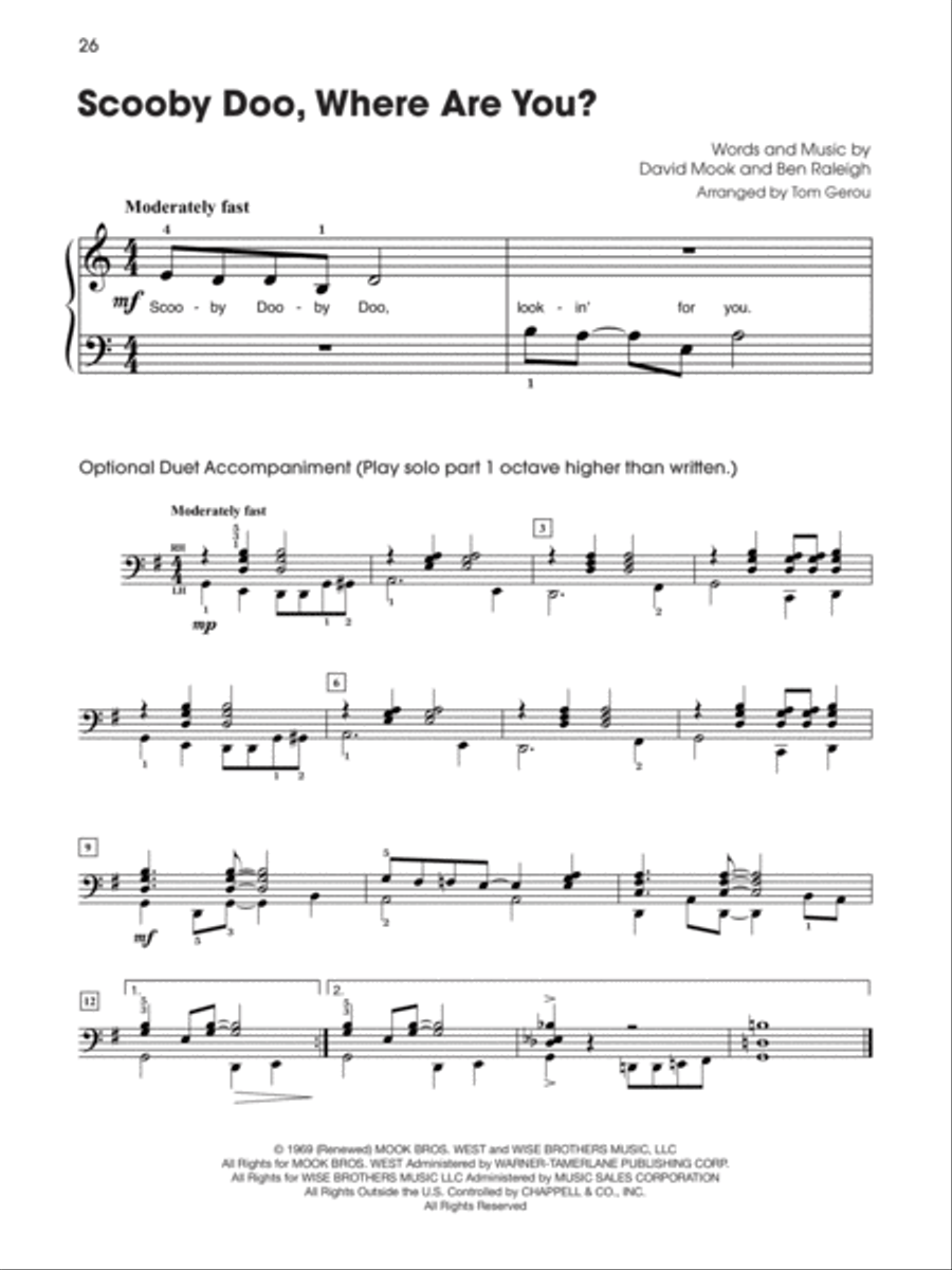 5 Finger Cartoon Party 5 Finger Cartoon Party Easy Piano scores gallery preview page 11