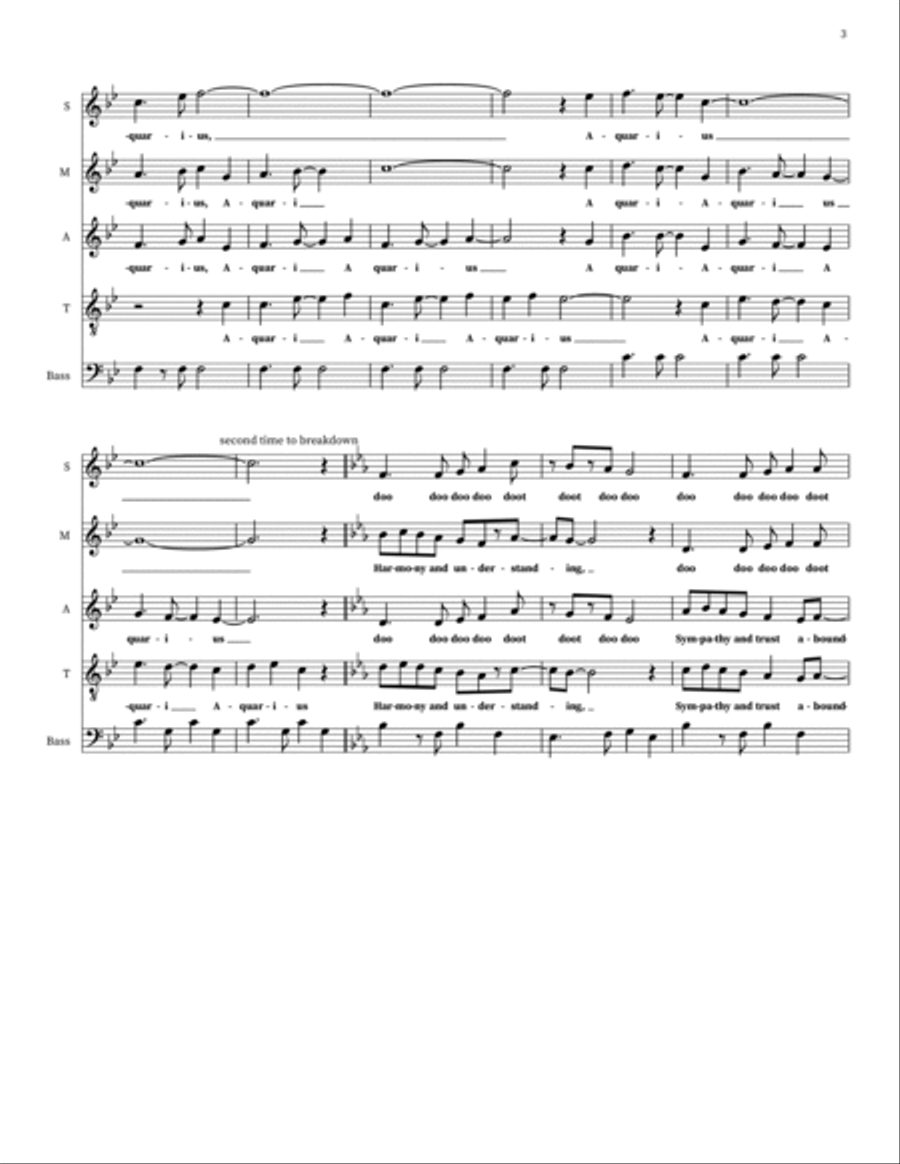 Aquarius Choir scores gallery preview page 3