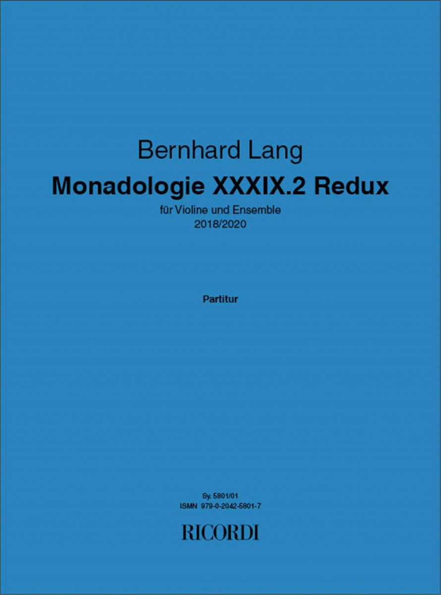 Monadologie XXXIX.2 Redux