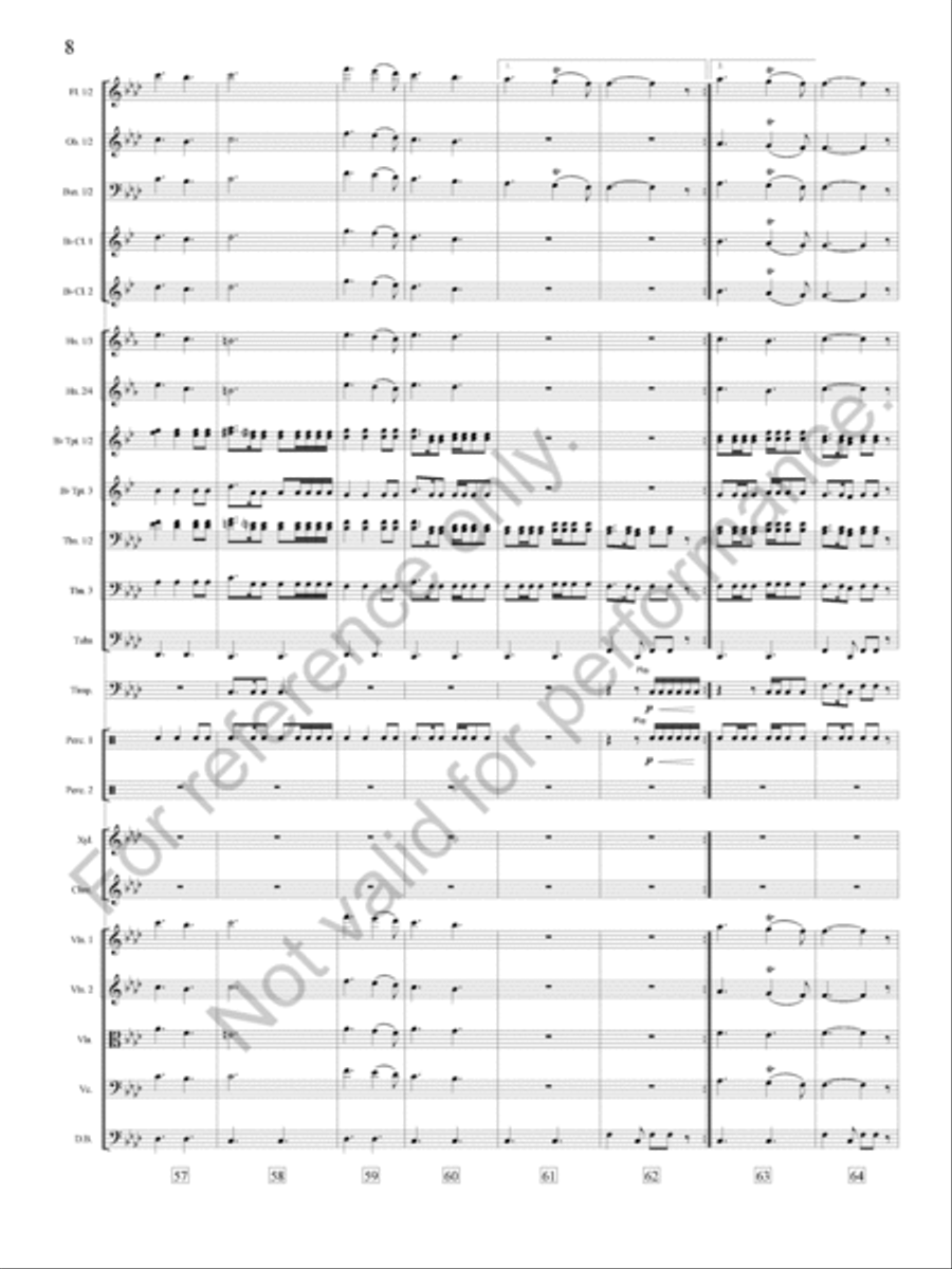 God Of Our Fathers Full Orchestra scores gallery preview page 9