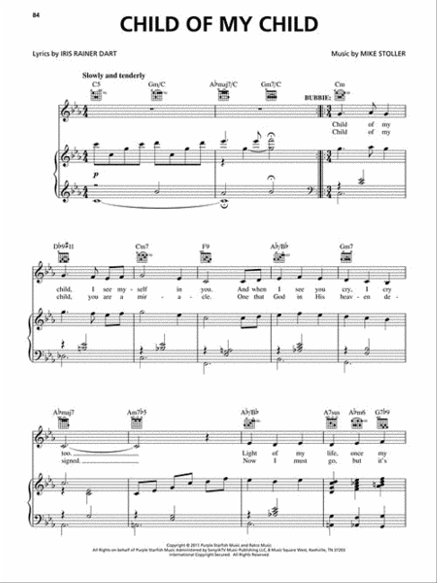 The People in the Picture Piano, Vocal scores gallery preview page 4