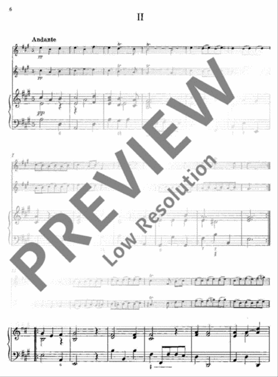 Concerto A major Flute scores gallery preview page 7