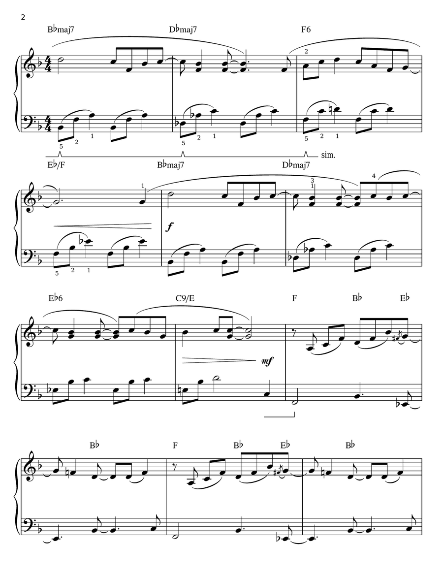 Peppermint Patty (arr. Phillip Keveren) by Vince Guaraldi Easy Piano - Digital Sheet Music page 2