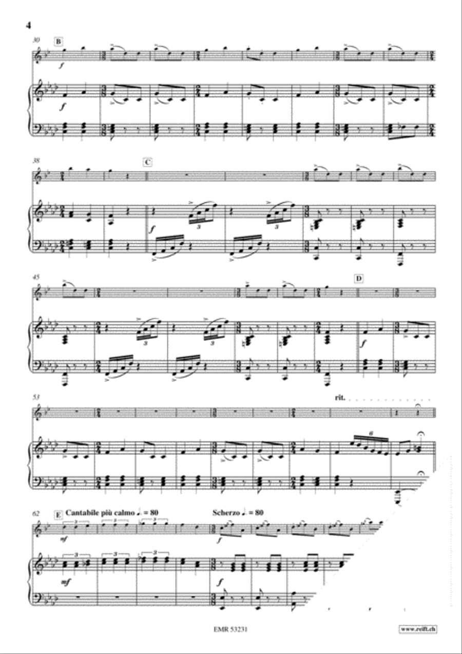 Danza Furiosa Clarinet Solo scores gallery preview page 5