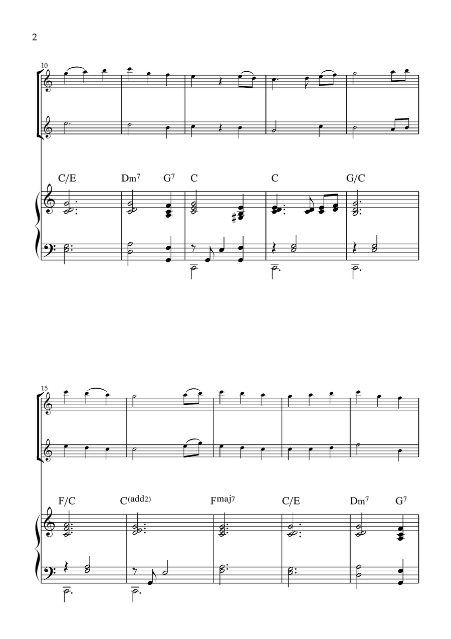 The First Noel String Duet scores gallery preview page 2