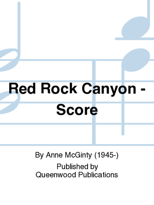 Book cover for Red Rock Canyon - Score