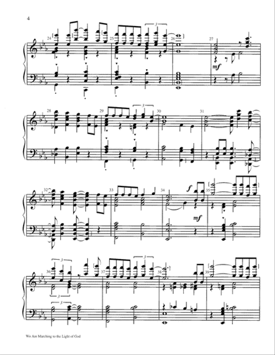 We Are Marching in the Light of God 5-Octaves scores gallery preview page 4