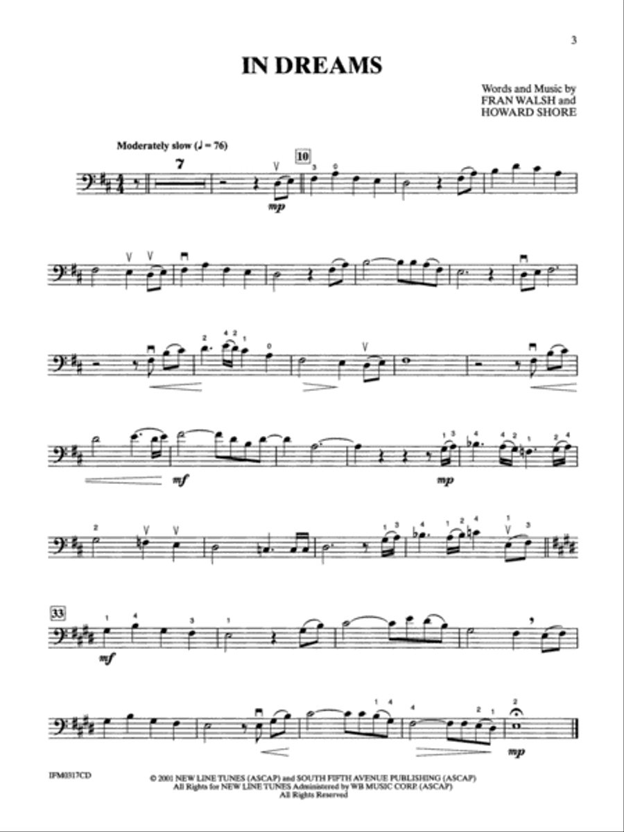 Movie Instrumental Solos for Strings - Cello (Book and CD) String Orchestra scores gallery preview page 4