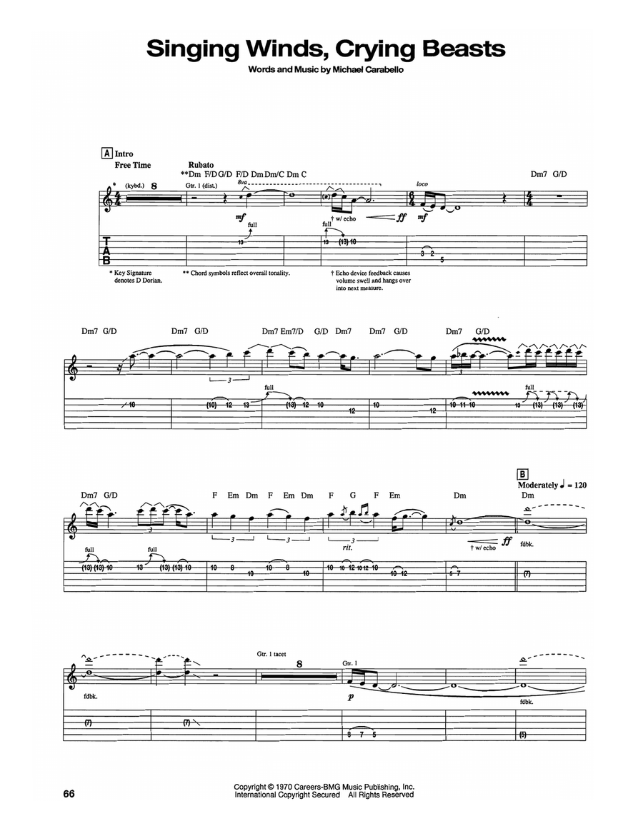 Singing Winds, Crying Beasts