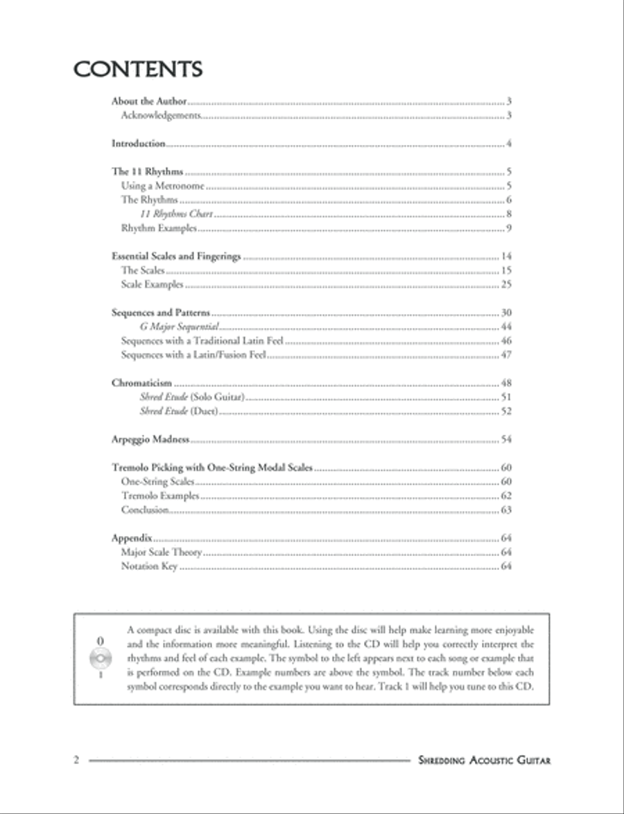 Shredding Acoustic Guitar Acoustic Guitar scores gallery preview page 2