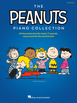 Book cover for The Peanuts Piano Collection