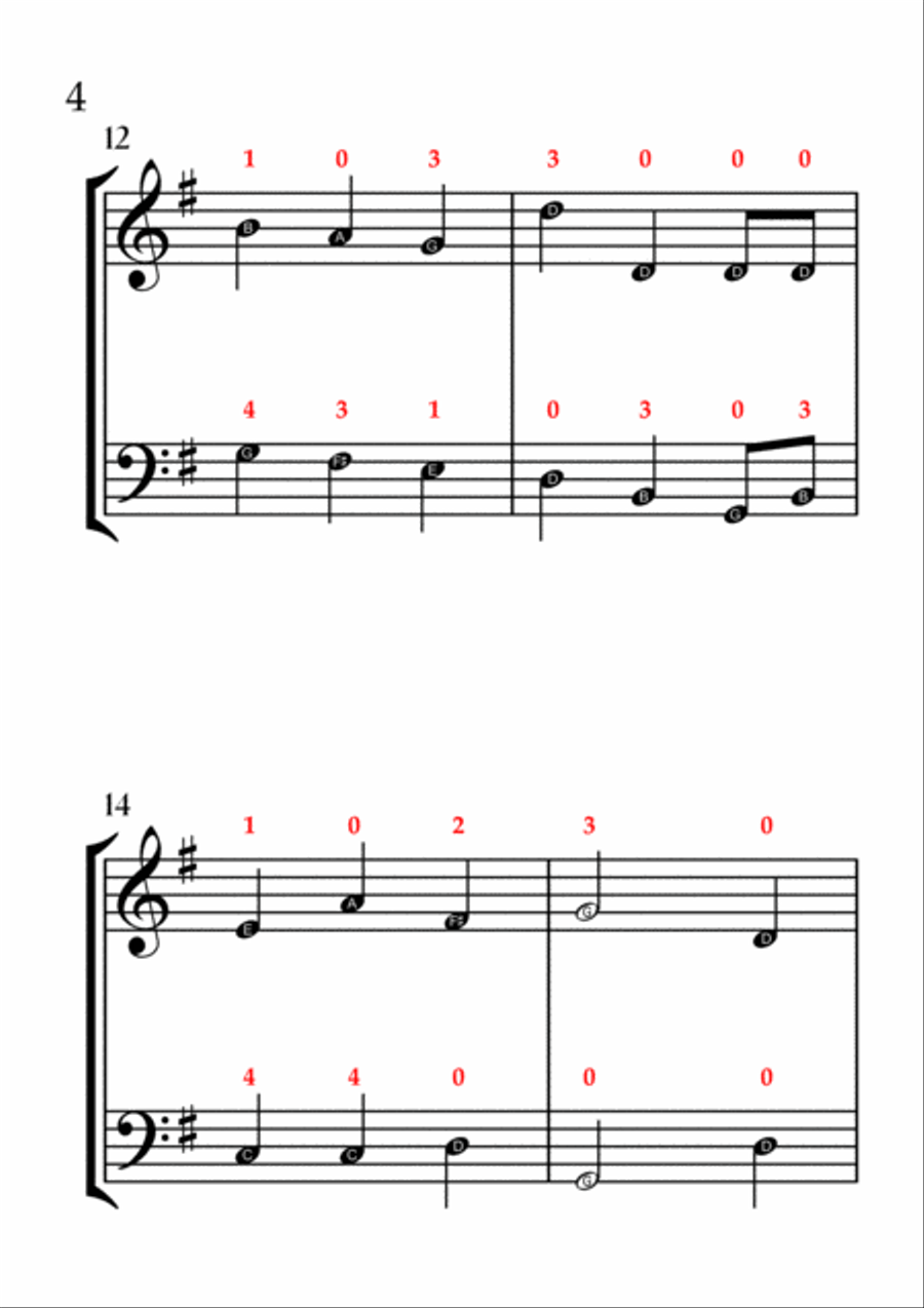 We Wish You a Merry Christmas (VIOLIN AND CELLO - EASY LEVEL) String Duet scores gallery preview page 5