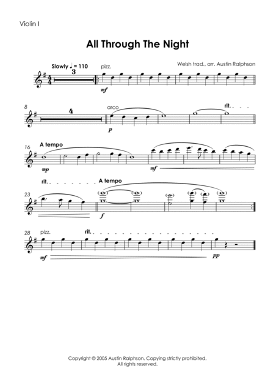 Slow Melody Bundle - string quartet book / pack String Quartet scores gallery preview page 5