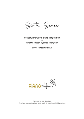 Book cover for Sixth Sense - by Piano Hive
