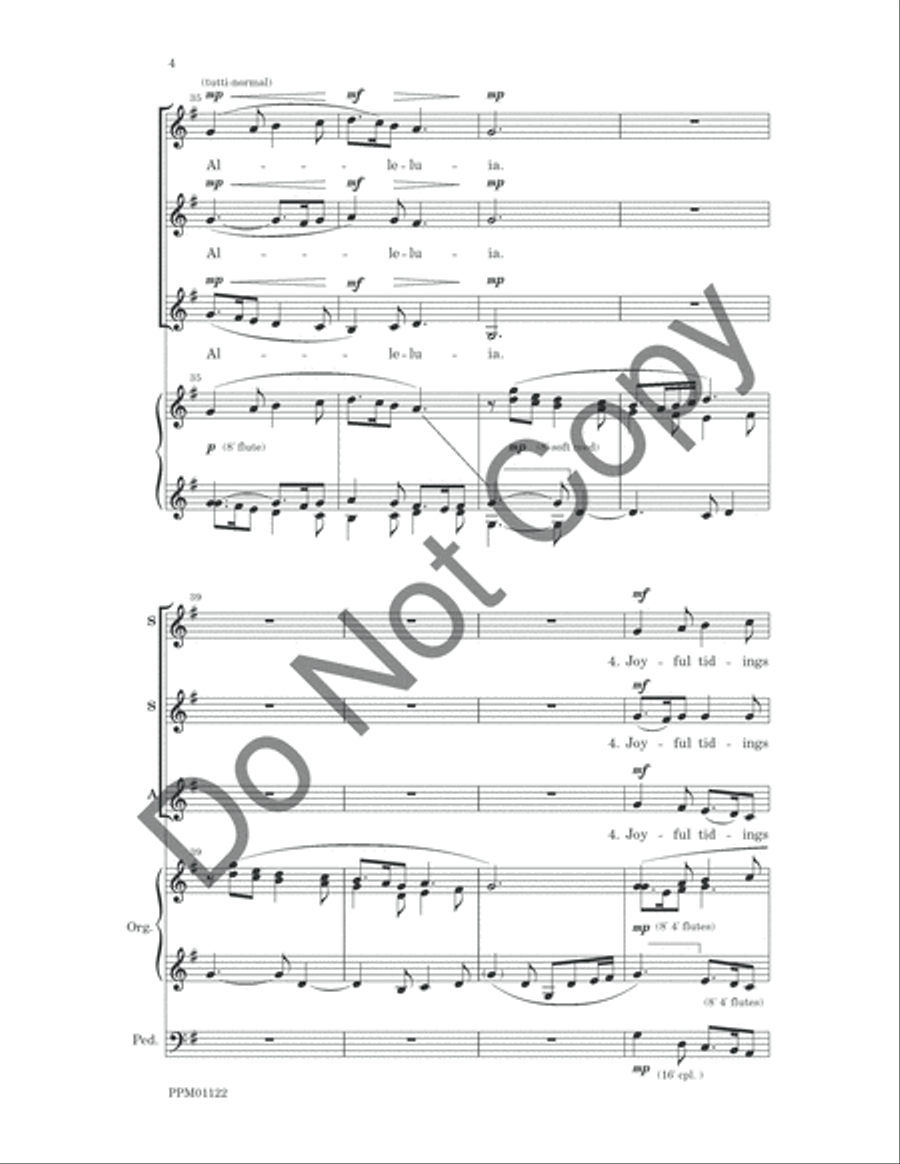 Shepherds, Keeping Watch By Night SSA scores gallery preview page 7
