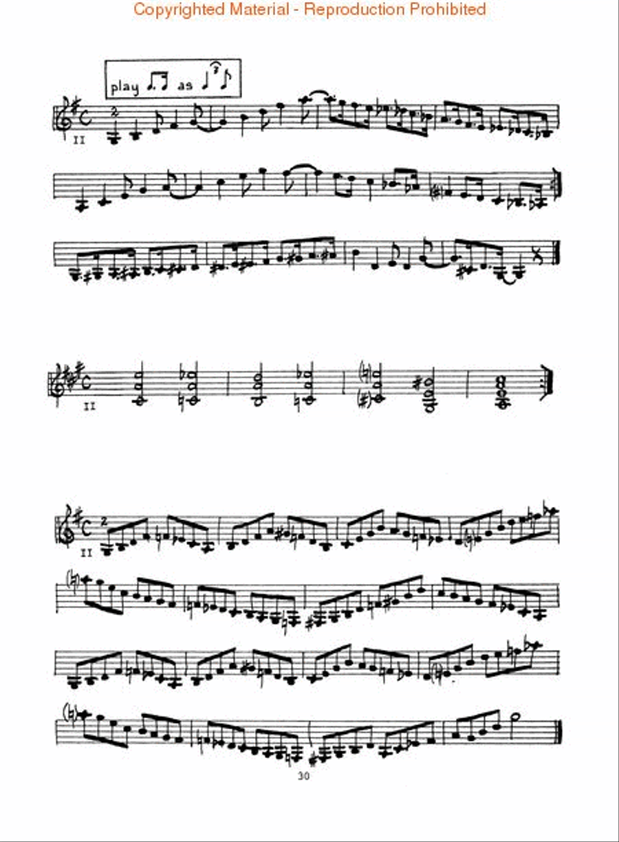 Reading Studies for Guitar Classical Guitar scores gallery preview page 4