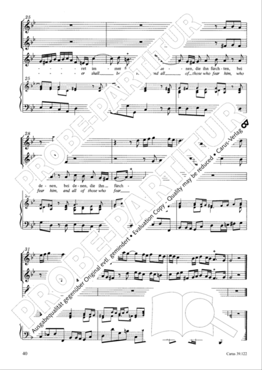 All my spirit exalts (With my spirit I praise the Lord) 4-Part scores gallery preview page 41
