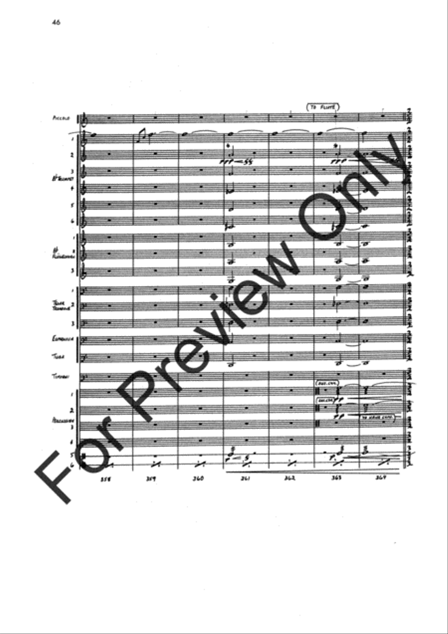 Agincourt Hymn (Score) Concert Band scores gallery preview page 70