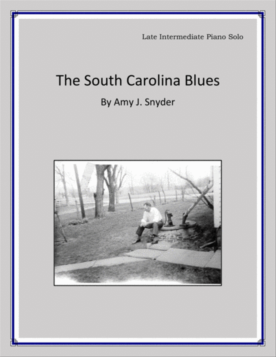 The South Carolina Blues Piano Solo scores gallery preview page 1