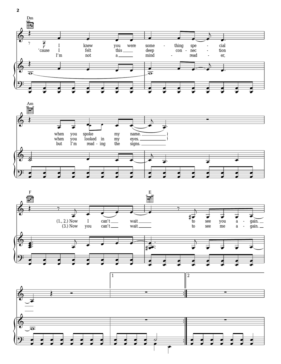 See You Again See You Again Piano, Vocal, Guitar scores gallery preview page 2
