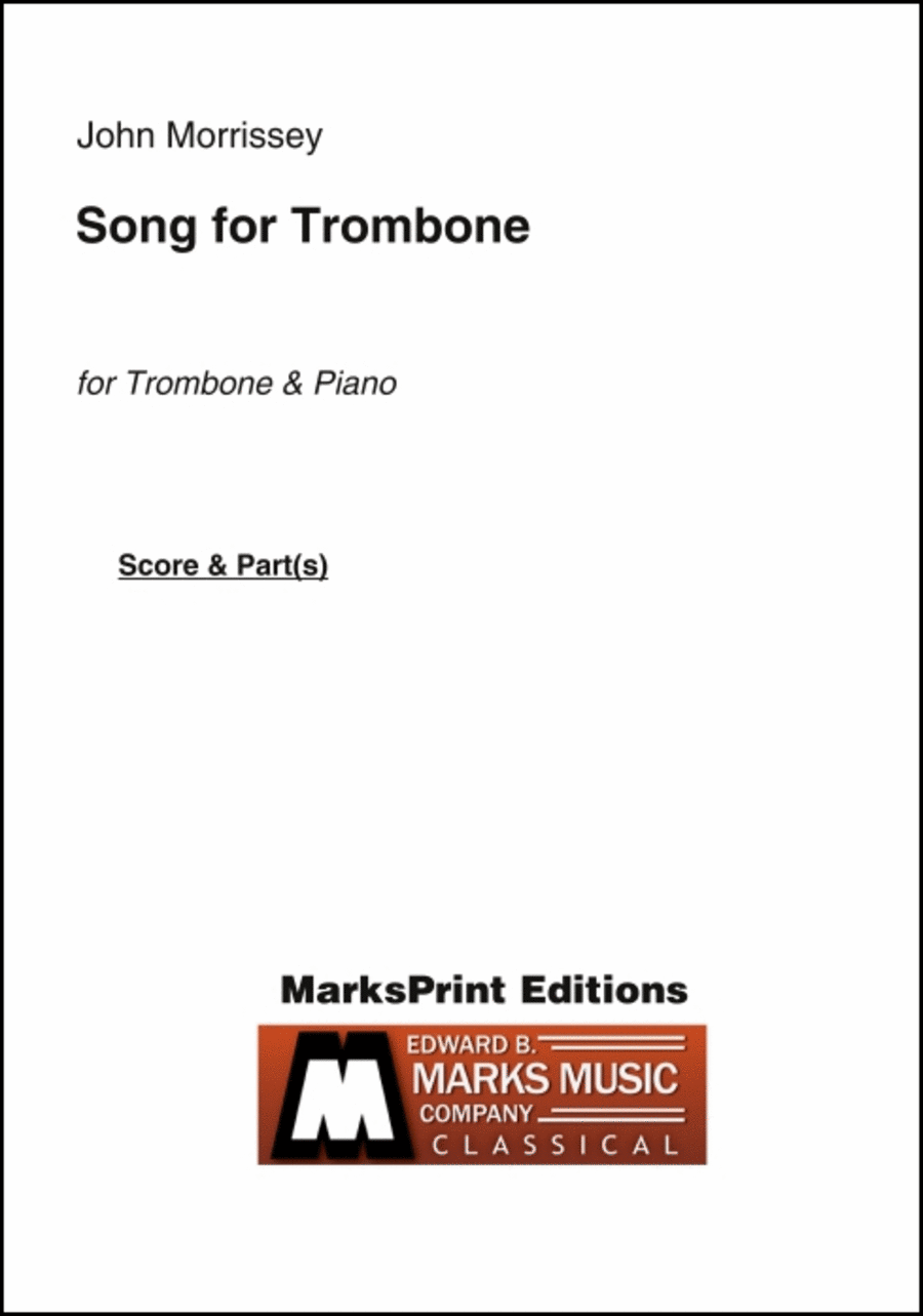 Song for Trombone Piano Accompaniment scores gallery preview page 1