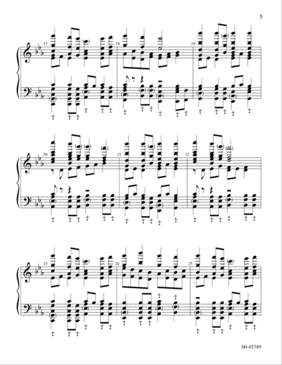 Celtic Dance on Pleading Savior Handbell Choir scores gallery preview page 5