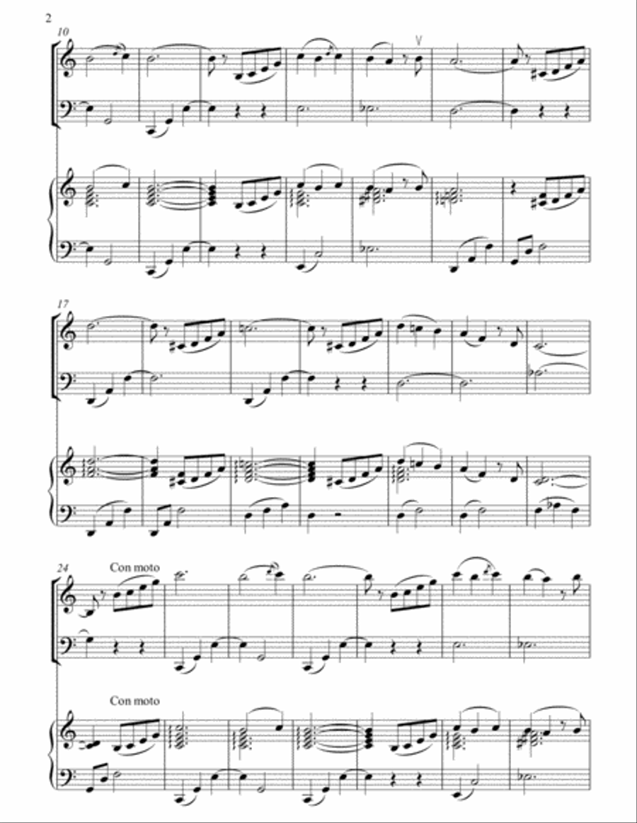 Fascination Waltz Arranged for Piano trio Piano Trio scores gallery preview page 3