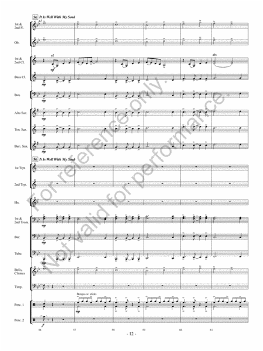 Hope Springs Eternal Concert Band scores gallery preview page 11