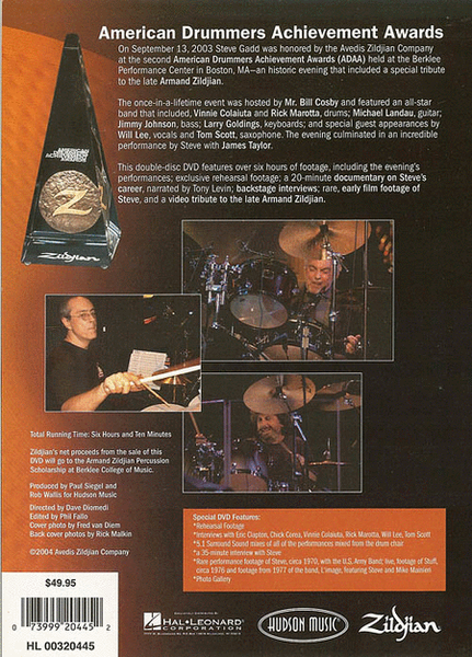 Steve Gadd - American Drummers Achievement Awards