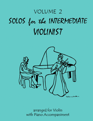 Book cover for Solos for the Intermediate Violinist, Volume 2