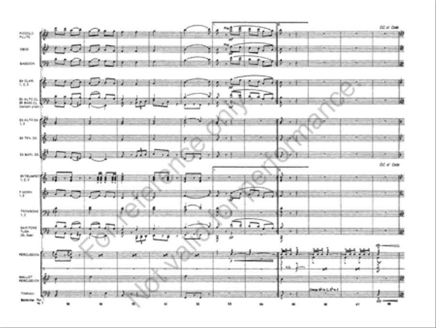 Bainbridge Fair Bainbridge Fair Concert Band scores gallery preview page 8