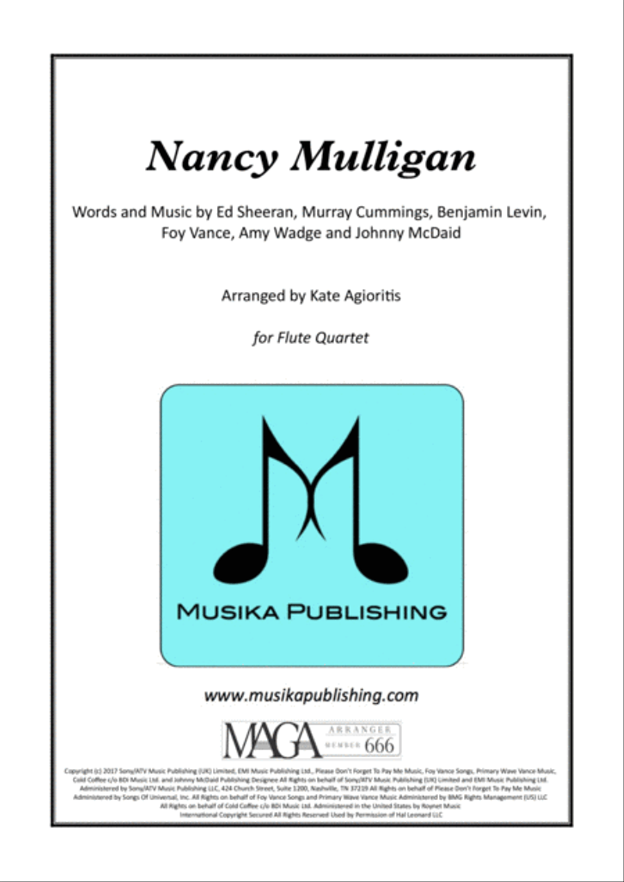 Nancy Mulligan Flute Quartet scores gallery preview page 1