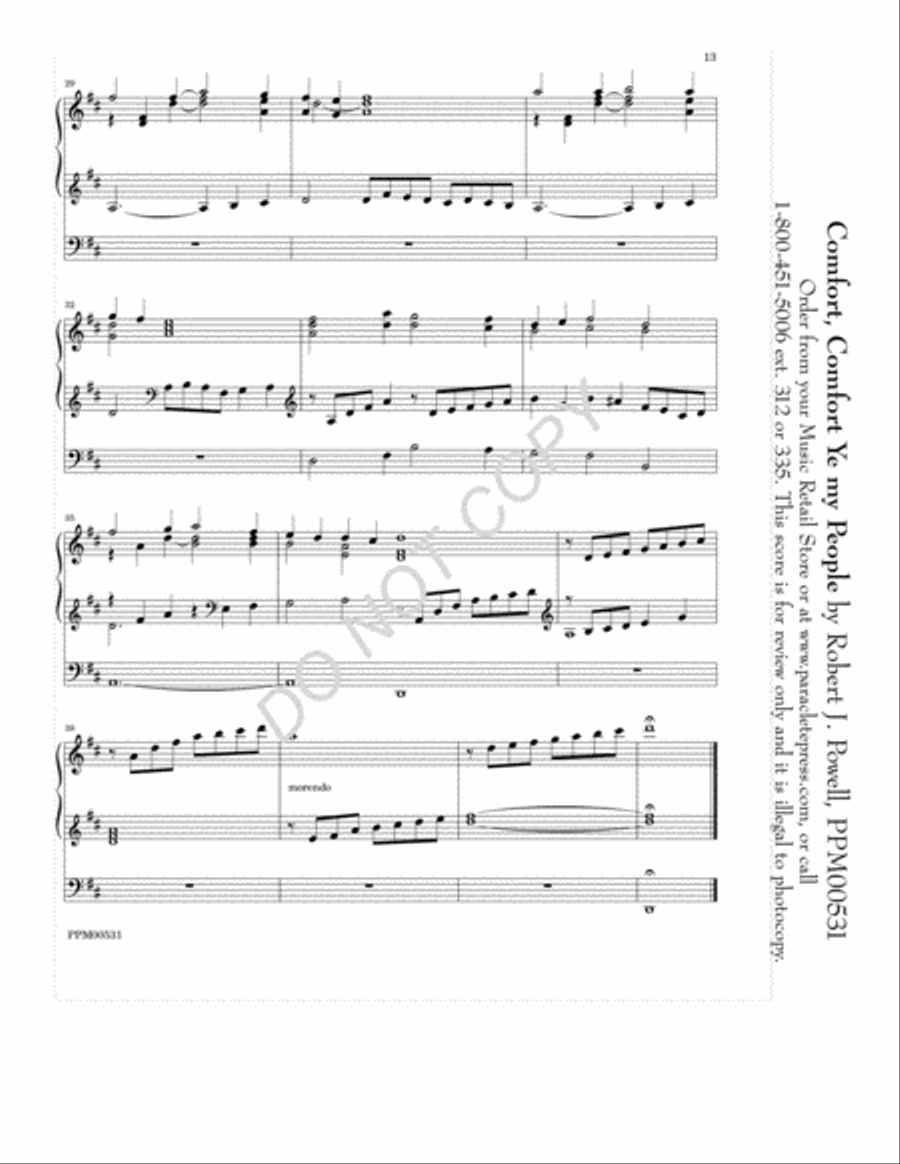 Five Advent Preludes Five Advent Preludes Organ scores gallery preview page 14