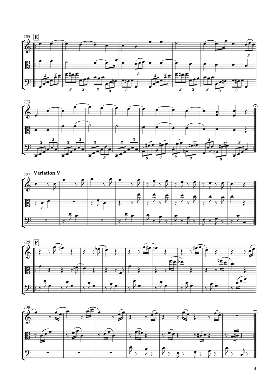12 variations in store c major mozart