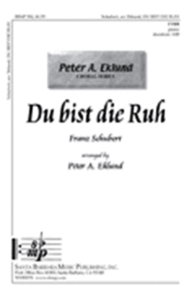 Book cover for Du bist die Ruh - TTBB Octavo