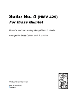 Suite No. 4 for Brass Quintet (HMV 429)