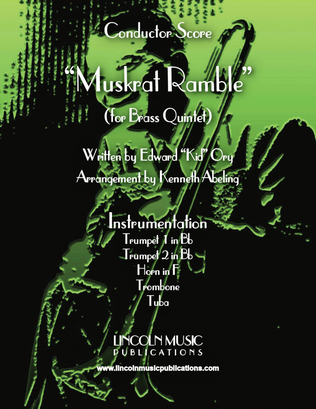 Book cover for Muskrat Ramble (for Brass Quintet)