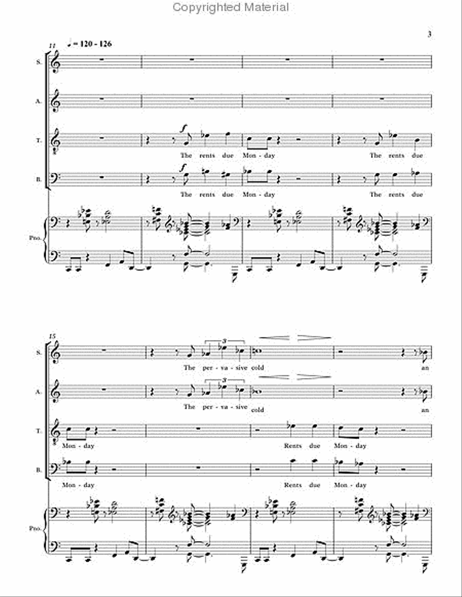 Images, Shadows and Dreams: Five Vignettes 4-Part scores gallery preview page 3