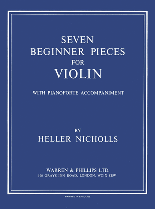 Seven Beginner Pieces for Violin