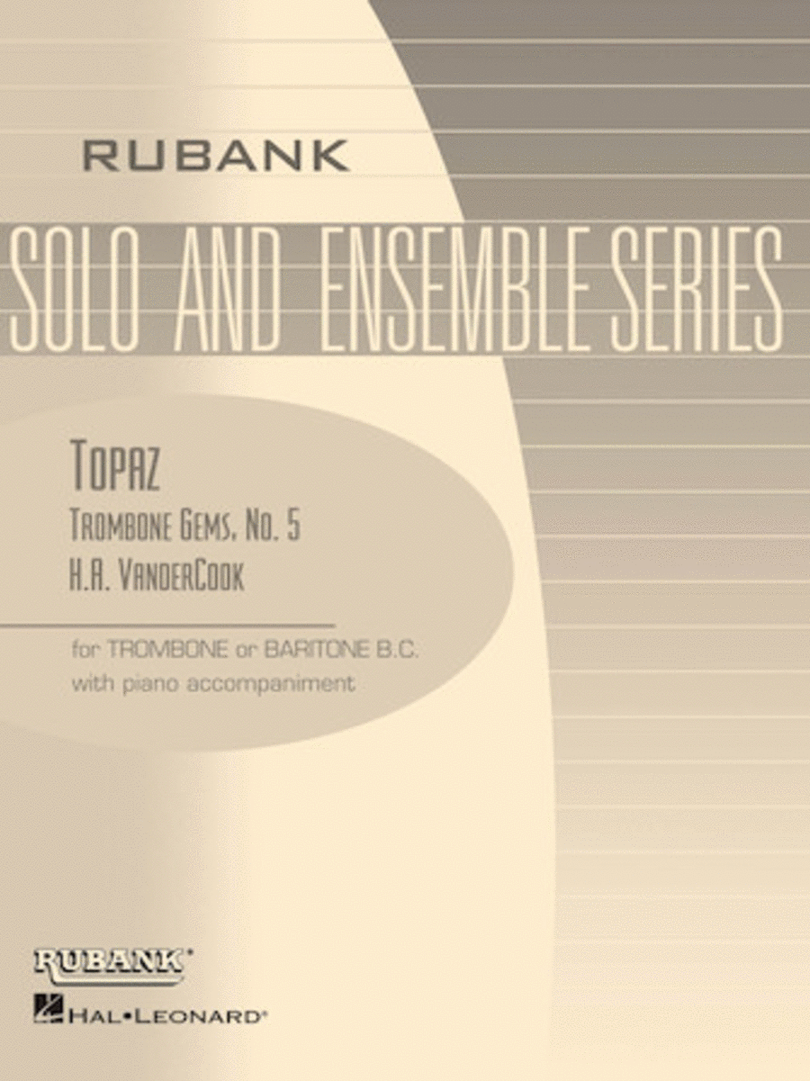Topaz (Trombone Gems No. 5) Baritone Horn BC scores gallery preview page 1