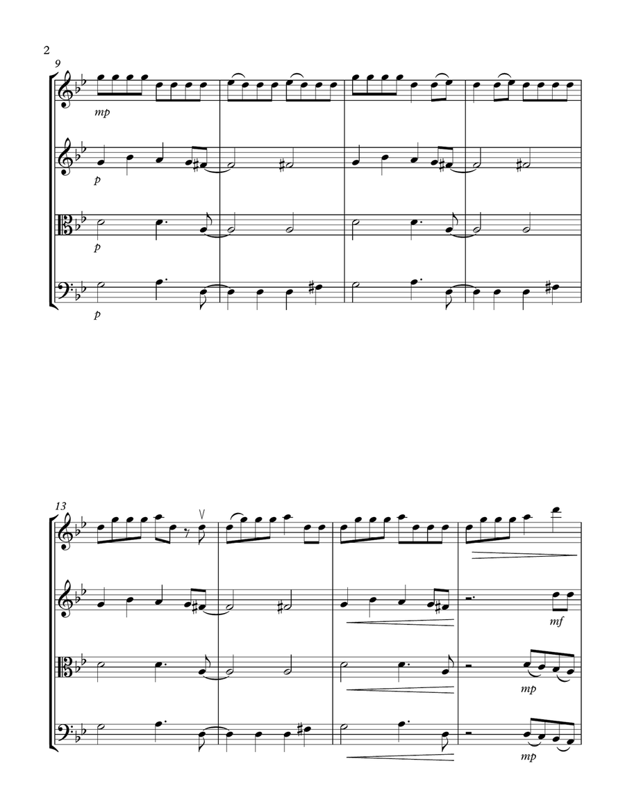 I Like It String Quartet scores gallery preview page 2