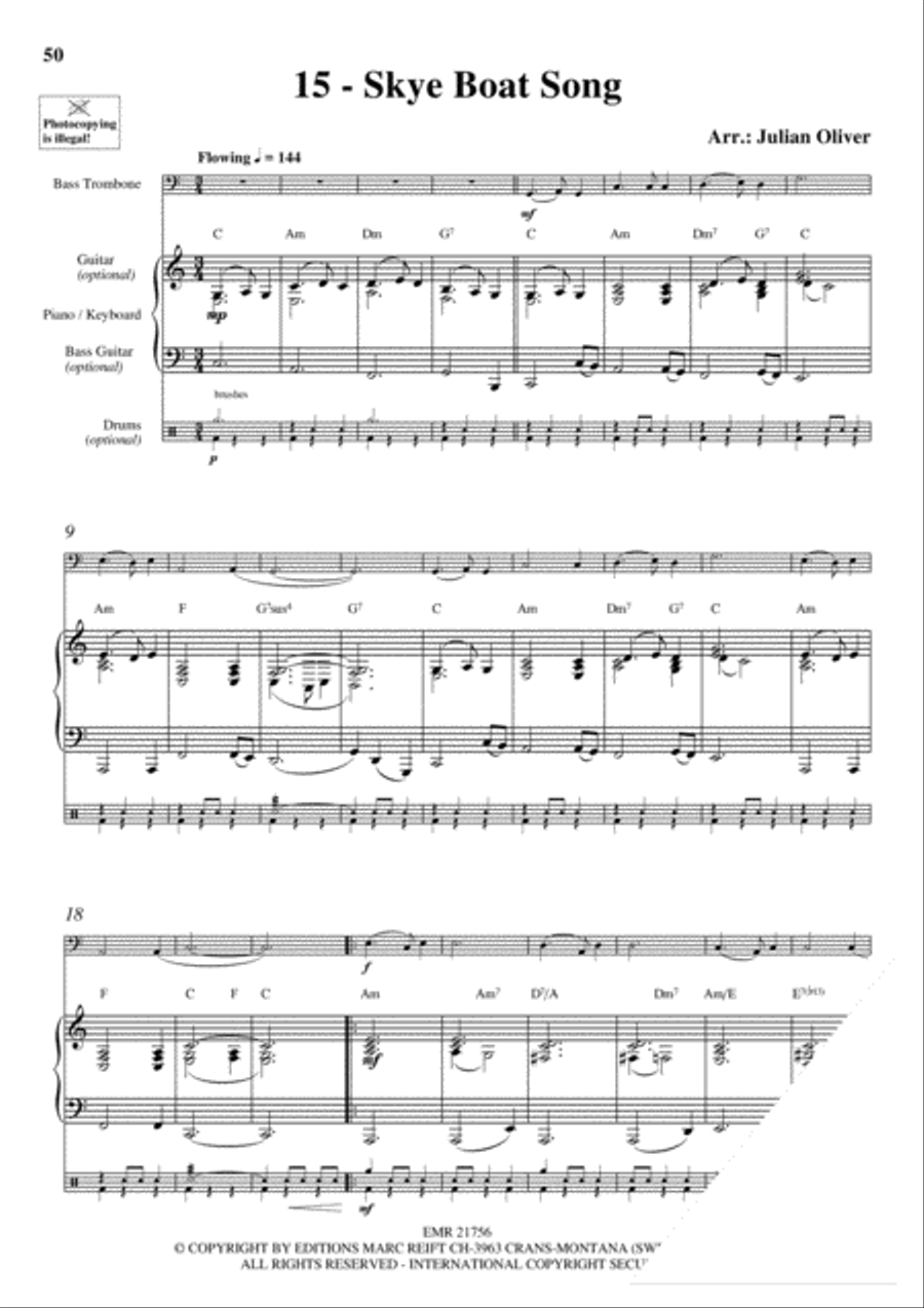 20 Celtic Hits Bass Trombone scores gallery preview page 17
