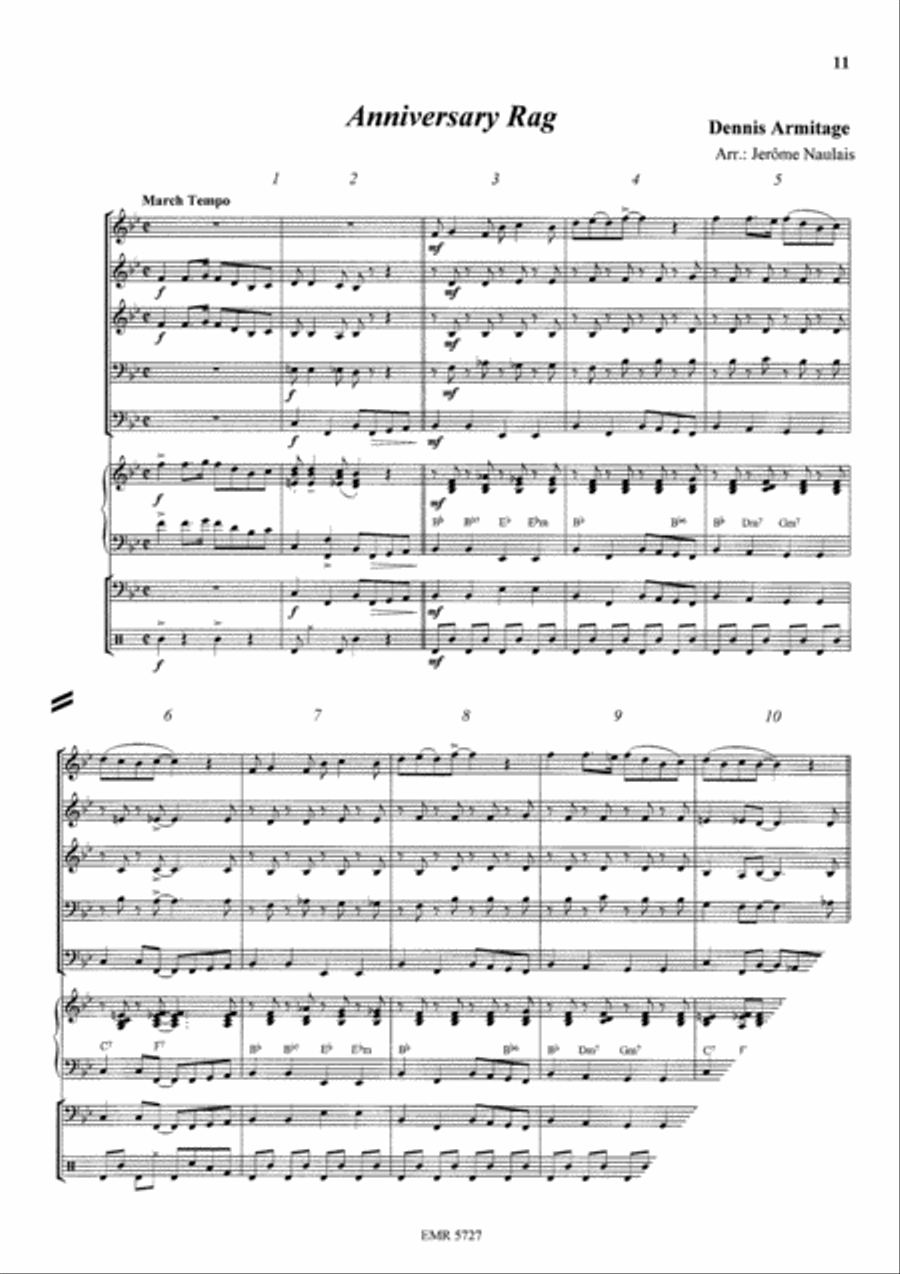 Ragtime Brass Band scores gallery preview page 4