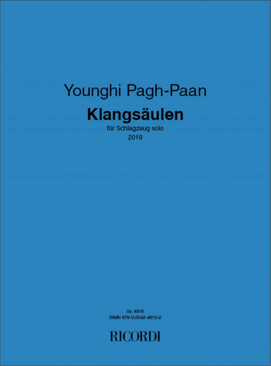 Klangsäulen Klangsäulen Percussion scores gallery preview page 1