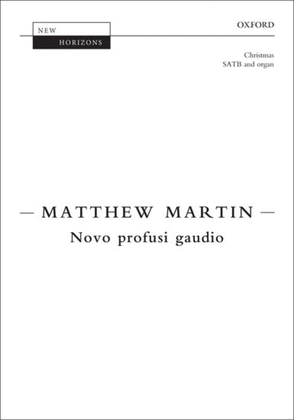 Book cover for Novo profusi gaudio