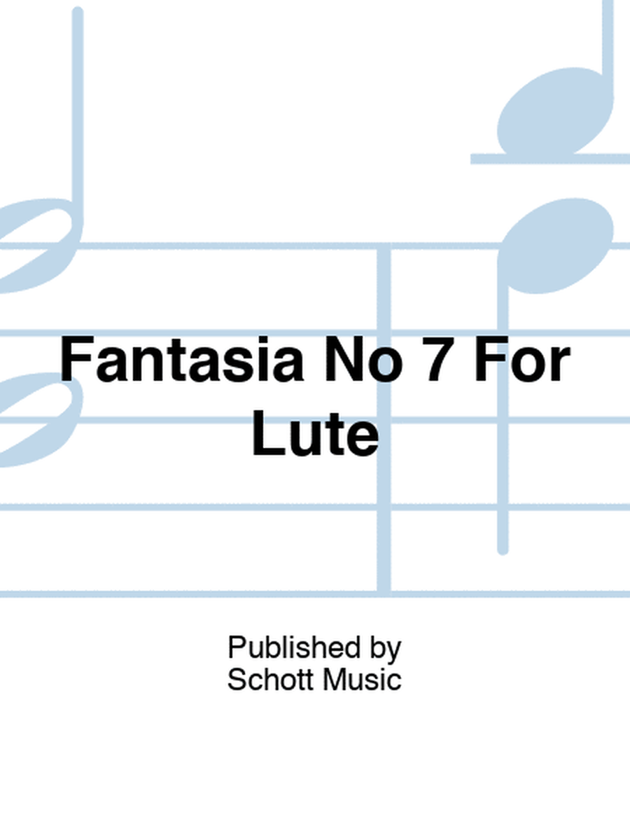 Dowland - Fantasia No 7 For Guitar