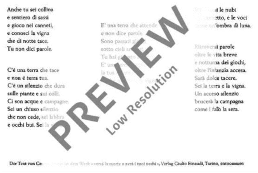 Sarà dolce tacere SSAATTBB scores gallery preview page 5