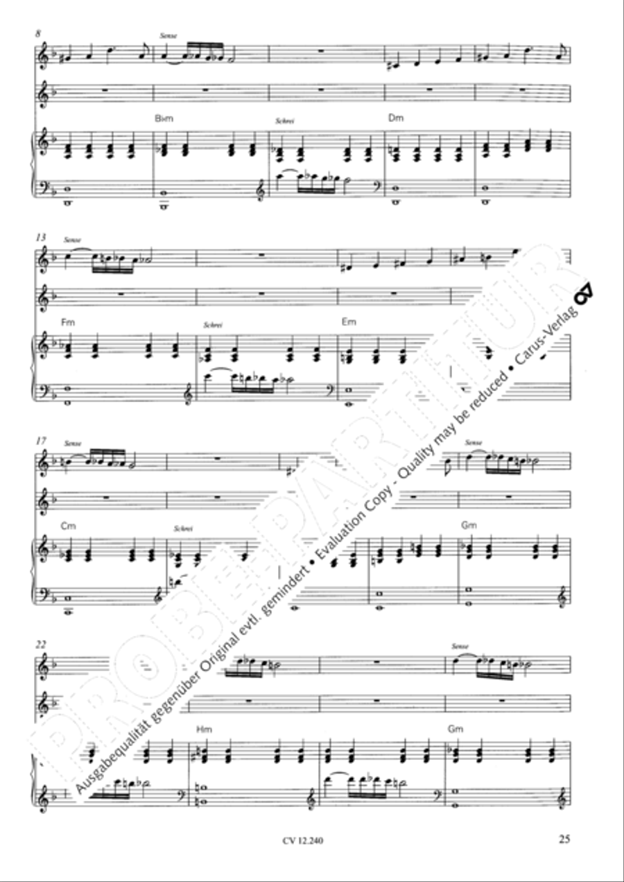Israel in Agypten Children's Choir scores gallery preview page 26