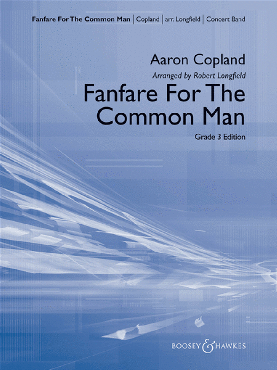 Fanfare for the Common Man Concert Band scores gallery preview page 1